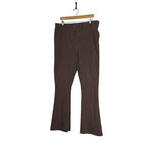ASOS DESIGN Brown Corduroy Bootcut Pants Womens 16T Tall Dark Academia